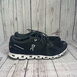 On Cloud Black/White Cloudtec Running Shoes Women's Size 8